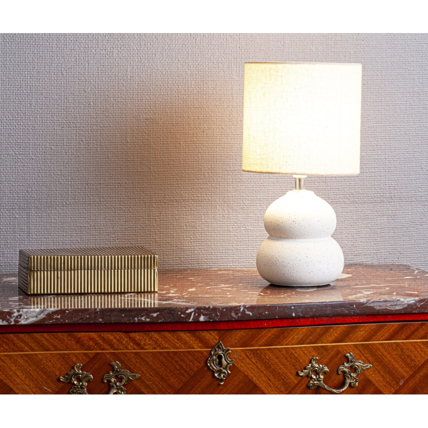 Cottex - Bordlampe LUCIE 1xE14/8W/230V cremefarvet