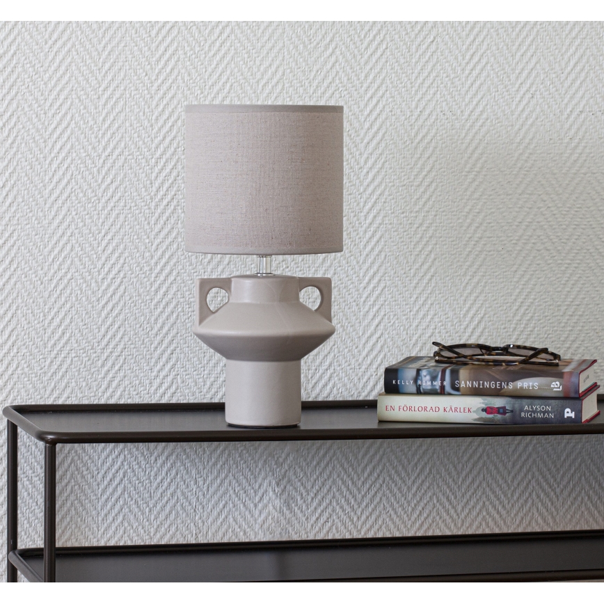 Cottex - Bordlampe MATEO 1xE14/8W/230V beige
