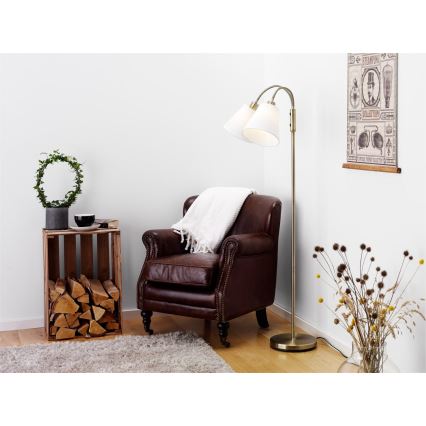 Cottex - Gulvlampe DUETT 2xE27/60W/230V