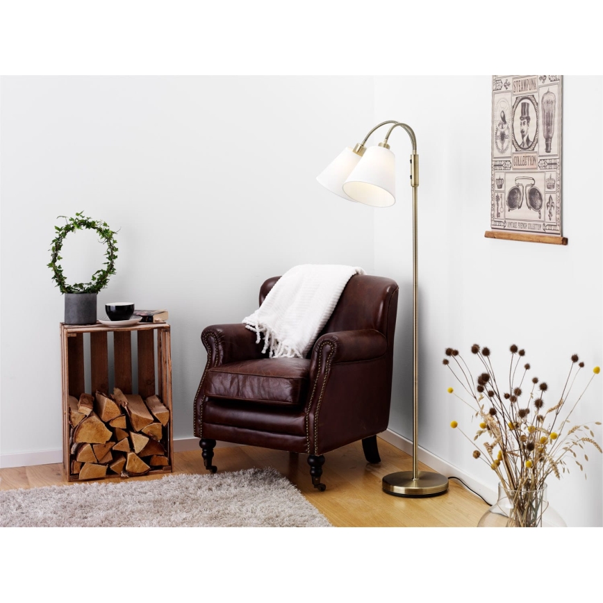 Cottex - Gulvlampe DUETT 2xE27/60W/230V