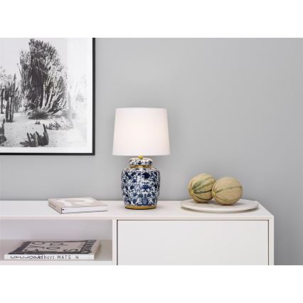 Cottex - Bordlampe KLASSISK 1xE14/40W/230V blå