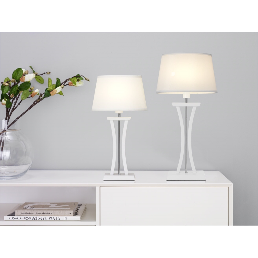 Cottex - Bordlampe NEW CHELSEA 1xE14/40W/230V hvid