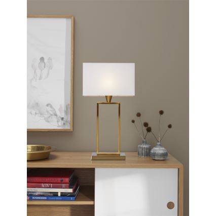 Cottex - Bordlampe KENSINGTON 1xE14/40W/230V guldfarvet