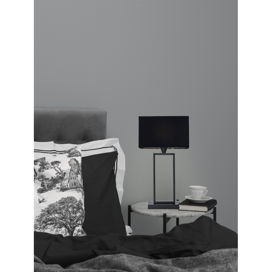 Cottex - Bordlampe KENSINGTON 1xE14/40W/230V sort