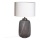 Cottex - Bordlampe BLAKE 1xE27/8W/230V grå