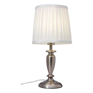 Cottex - Bordlampe INEB 1xE14/40W/230V sølvfarvet