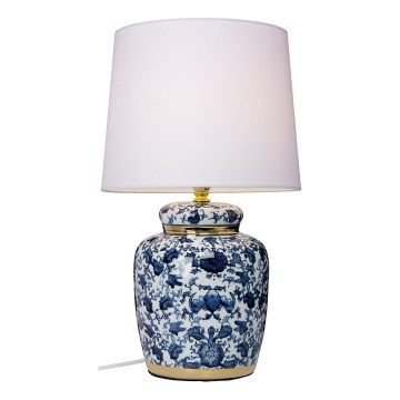 Cottex - Bordlampe KLASSISK 1xE14/40W/230V blå