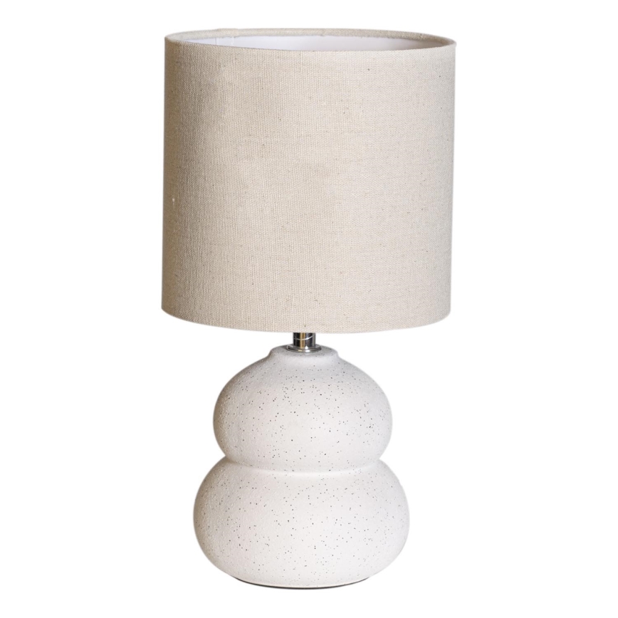 Cottex - Bordlampe LUCIE 1xE14/8W/230V cremefarvet