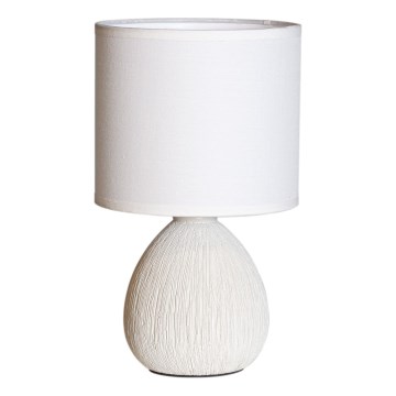 Cottex - Bordlampe MADISON 1xE14/8W/230V cremefarvet