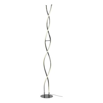 Cottex - LED gulvlampe VINDLA LED/22W/230V blank krom