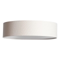 Cottex - Loftlampe ABBIE 3xE27/8W/230V Ø 50 cm cremefarvet