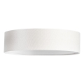 Cottex - Loftlampe ABBIE 3xE27/8W/230V Ø 50 cm hvid
