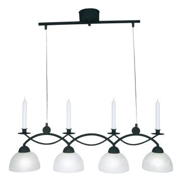 Cottex - Pendel med wireophæng FLORENS 4xE14/40W/230V
