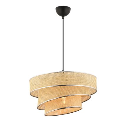 Couper Pendellampe 1xE27/60W/230V Beige/Glansende Chrome