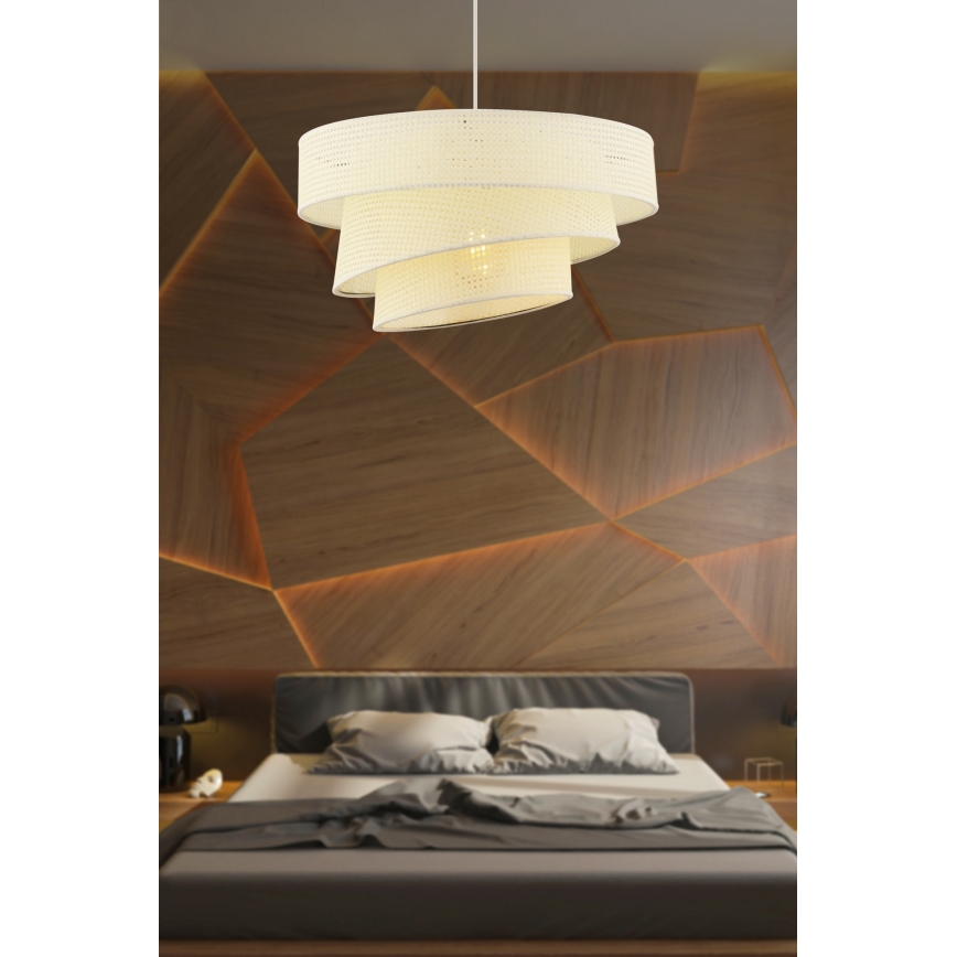 Couper Pendellampe 1xE27/60W/230V Hvid