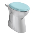 Creavit - Barrierefri kombi-toilet med bundudløb, keramik/hvid