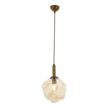 CRUMPLED pendel 1xE27/40W/230V bronze/beige