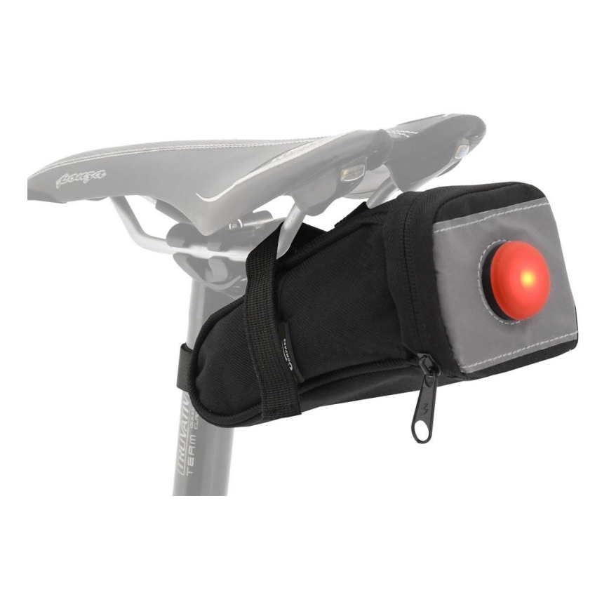Cykeltaske 0,5 l m. LED-baglygte 2xCR2032