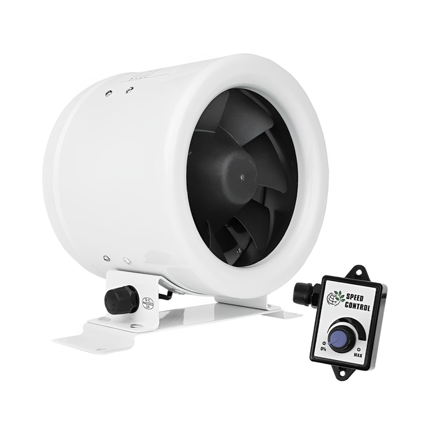 Dalap 24MF150 - Kanalventilator med energieffektiv motor og hastighedsregulator MF 150 EC 40W/230V