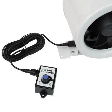 Dalap 24MF200 - kanalventilator med energieffektiv motor og hastighedsregulator MF 200 EC 75W/230V