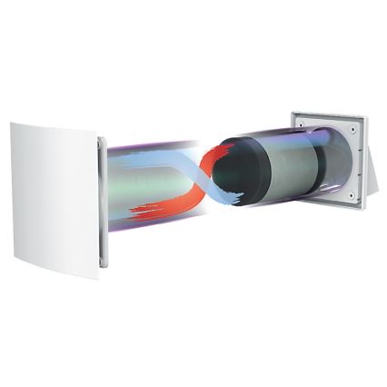 Dalap 24ZH01 - HERO rumventilation med varmegenvinding, 9,4 W/230 V