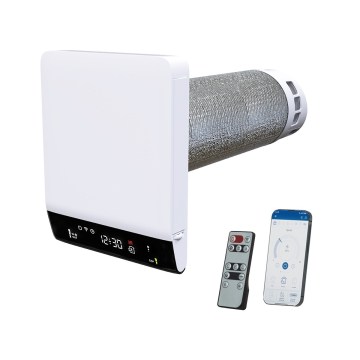 Dalap 25BP160 - Rumventilationsenhed med varmegenvinding BRISE 160 PROFI 22W/230V Wi-Fi + fjernbetjening