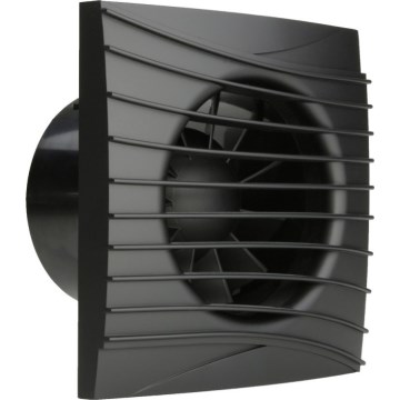 Dalap 41095ZW - Aksialventilator med timer og fugtføler 100 DARK ZW 8,4W/230V