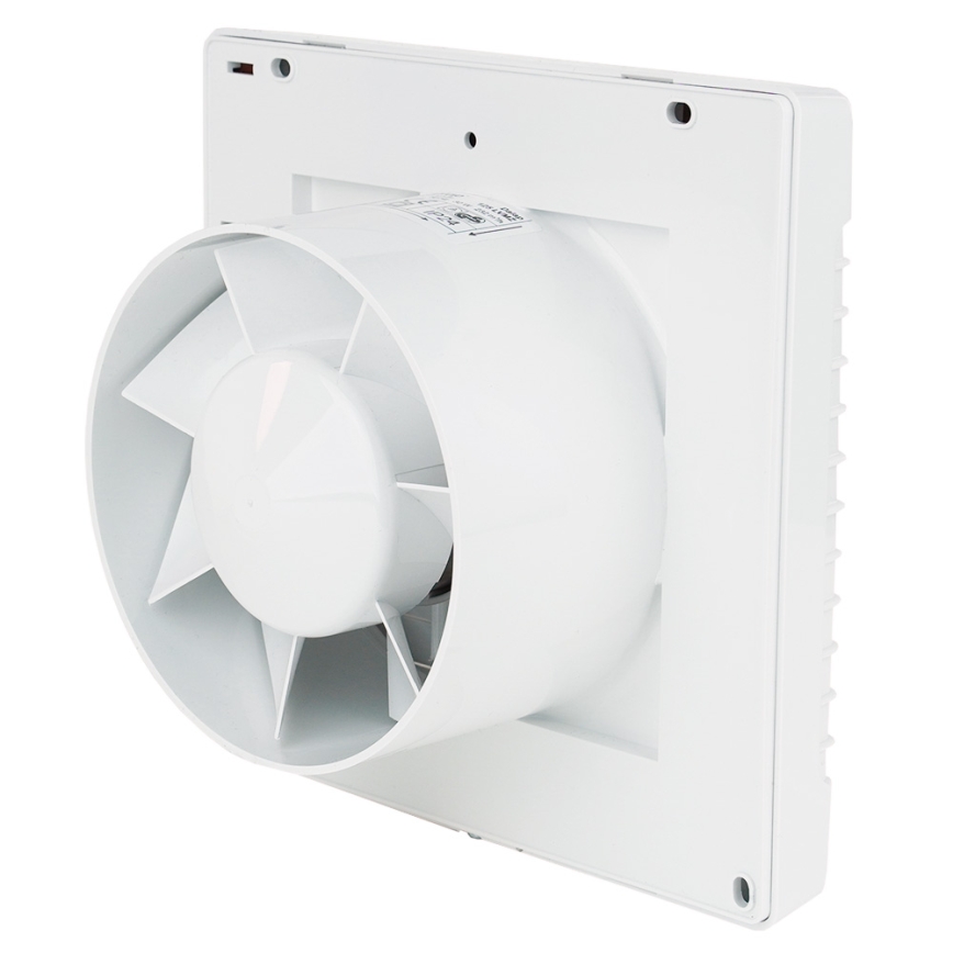 Dalap 41104 - Aksialventilator med automatisk tilbageslagsklap 100 LV 12 18W/12V