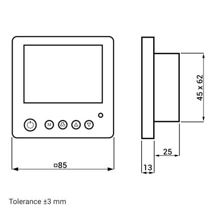 Dalap 55561 - Sæt 2x rumrekuperator ZEPHIR SIMPLE DOUBLE 7,61W/230V