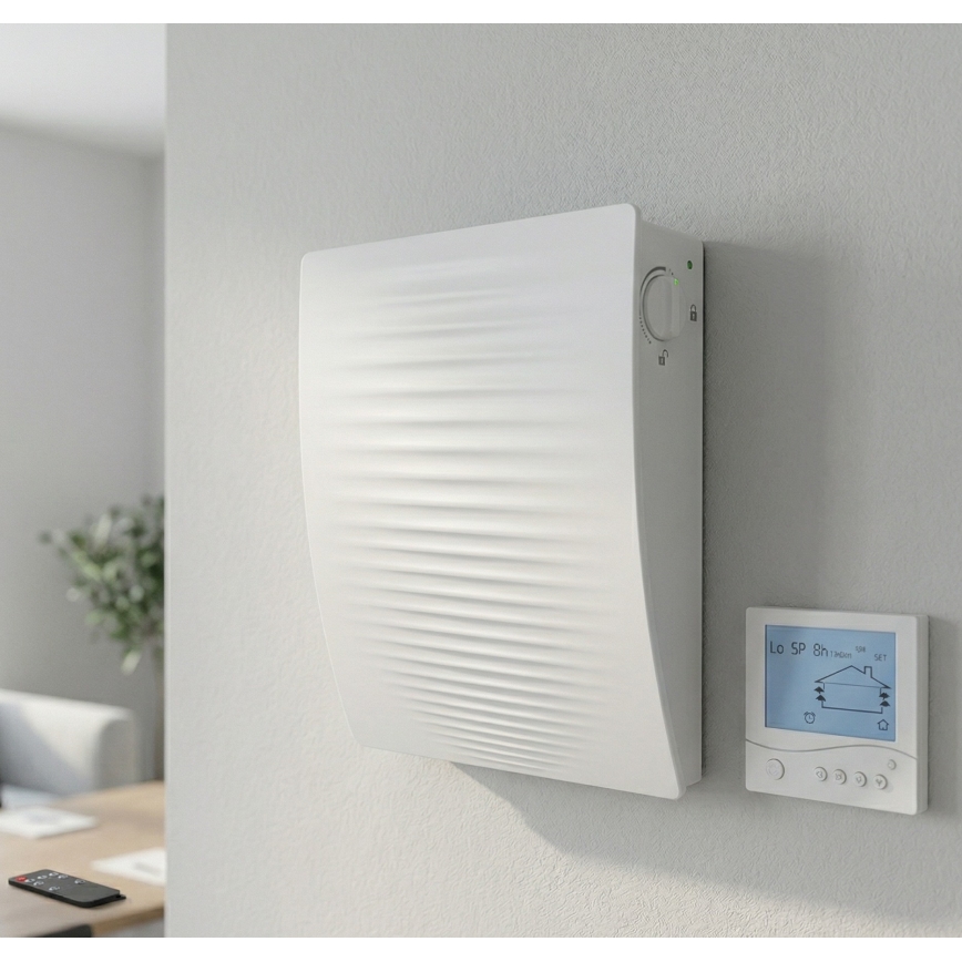 Dalap 55561 - Sæt 2x rumrekuperator ZEPHIR SIMPLE DOUBLE 7,61W/230V