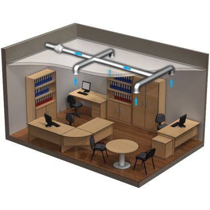 Dalap 8207 - Aksial ventilator AP PROFI 125 29W/230V