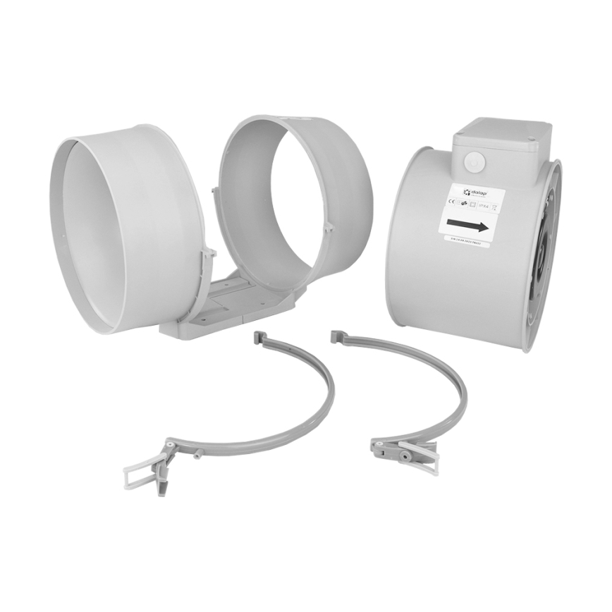 Dalap 8216 - Aksialventilator AP PROFI 200 108W/230V