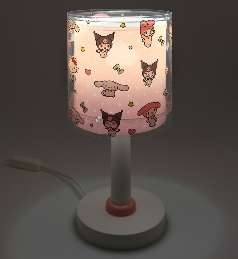 Dalber 41251 - LED børnelampe HELLO KITTY&FRIENDS 1xG4/4W/230V lyserød