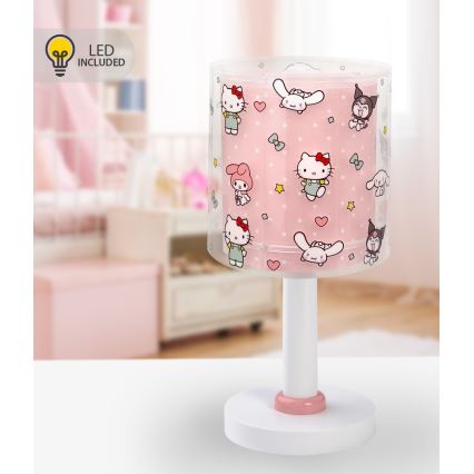 Dalber 41251 - LED børnelampe HELLO KITTY&FRIENDS 1xG4/4W/230V lyserød