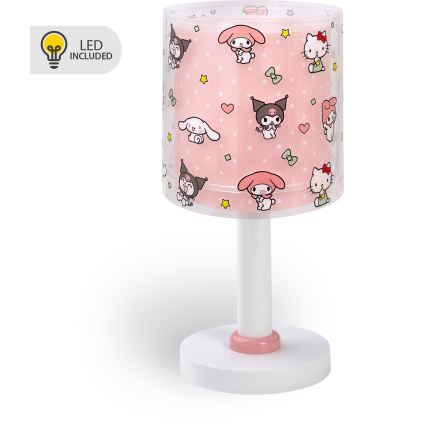 Dalber 41251 - LED børnelampe HELLO KITTY&FRIENDS 1xG4/4W/230V lyserød