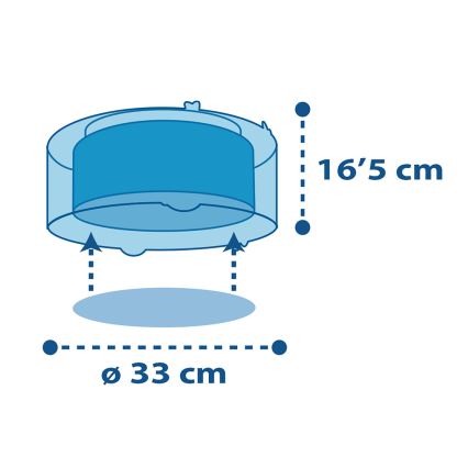 Dalber 41346 - Loftlampe til børn PLANETS 2xE27/60W/230V