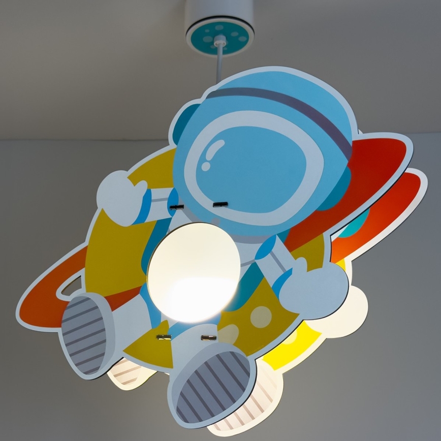 Dalber 41347 - Pendel til børn ASTRONAUT 1xE27/15W/230V