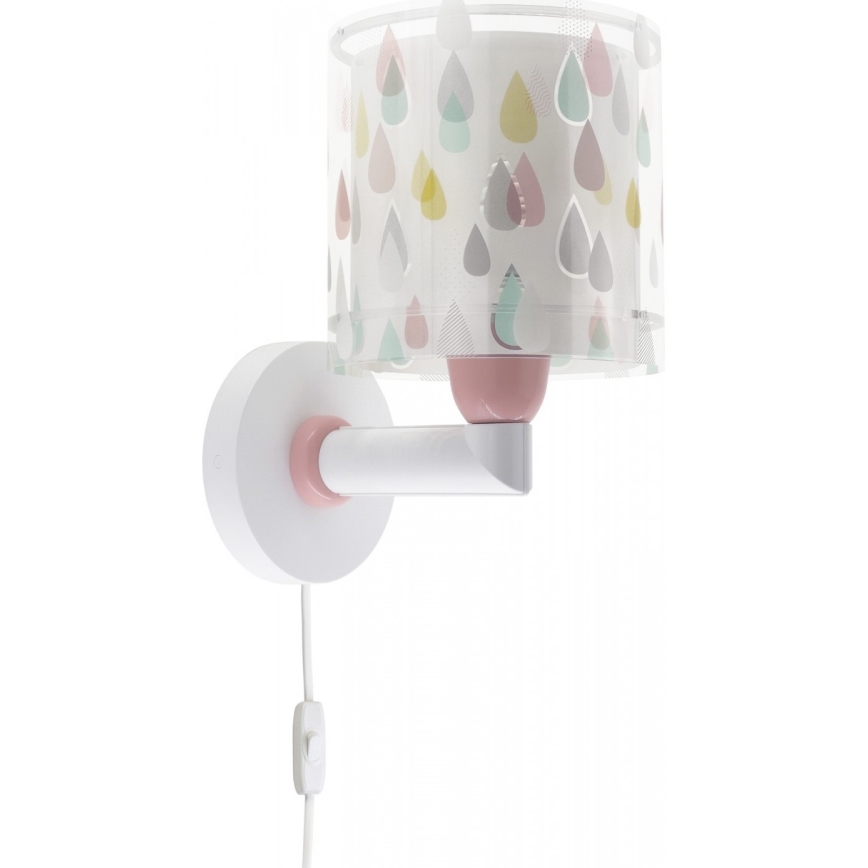 Dalber 41439 - Væglampe til børn COLOR RAIN 1xE27/60W/230V