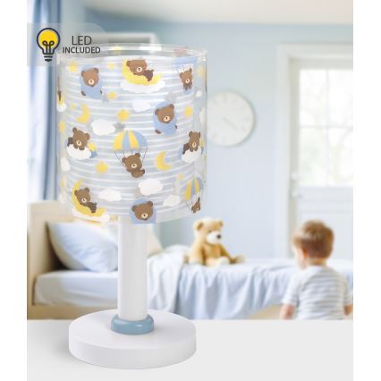Dalber 41571T - LED-børnelampe BABY TEDDY 1xG4/4W/230V blå