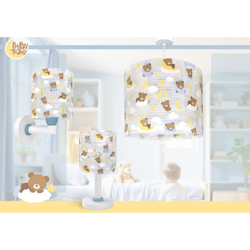 Dalber 41571T - LED-børnelampe BABY TEDDY 1xG4/4W/230V blå