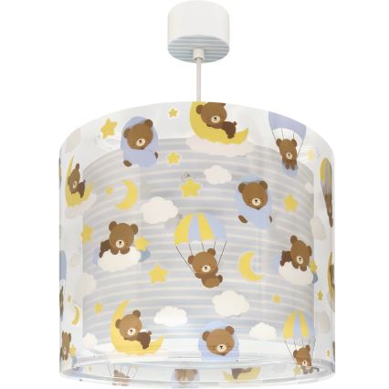 Dalber 41572T - Loftlampe til børn BABY TEDDY 1xE27/15W/230V blå