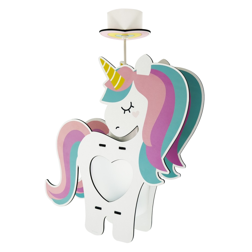 Dalber 41597 - Pendel til børn UNICORN 1xE27/15W/230V