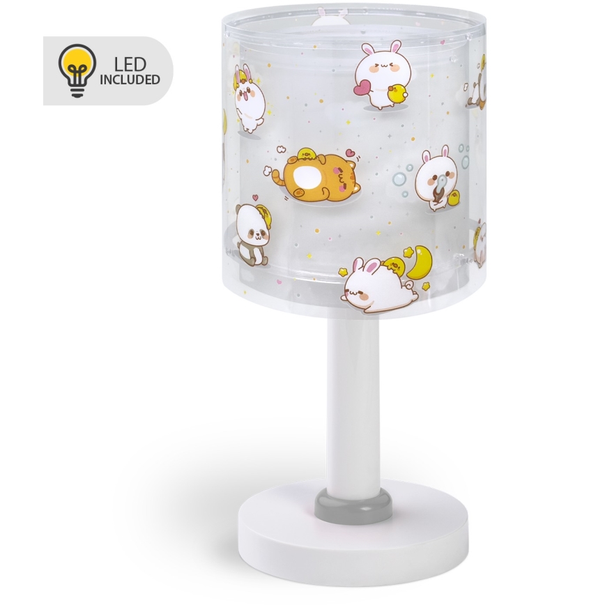 Dalber 41761E - LED-børnelampe KAWAII FRIENDS 1xG4/4W/230V grå
