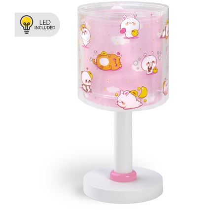 Dalber 41761S - LED børnelampe KAWAII FRIENDS 1xG4/4W/230V lyserød