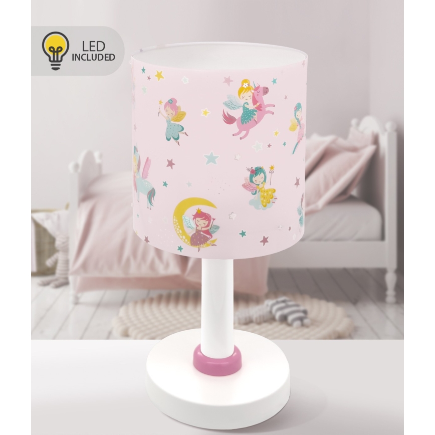 Dalber 42491N - LED børnelampe FAIRY DREAMS 1xG4/4W/230V lyserød