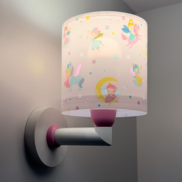 Dalber 42499 - Børnevæglampe FAIRY DREAMS 1xE27/15W/230V