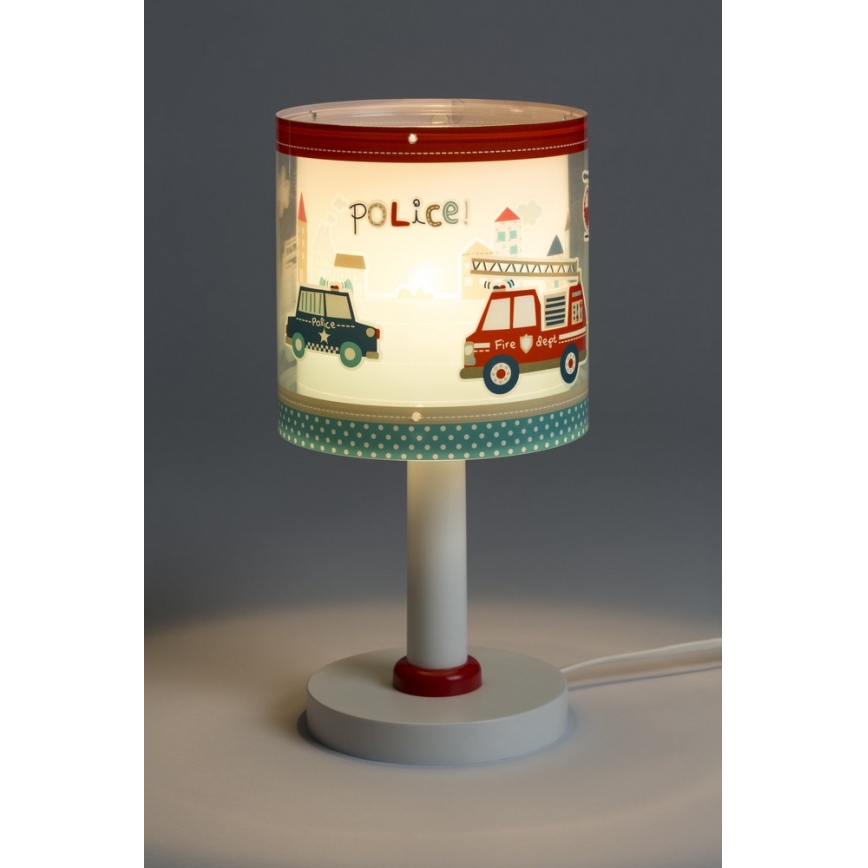 Dalber 60611 - Lampe for børn POLICE 1xE14/40W/230V