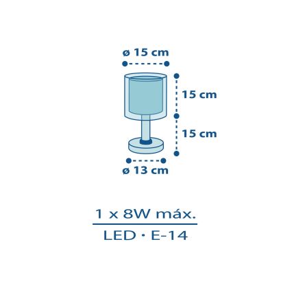 Dalber 60611N - LED børnelampe POLICE 1xG4/4W/230V flerfarvet