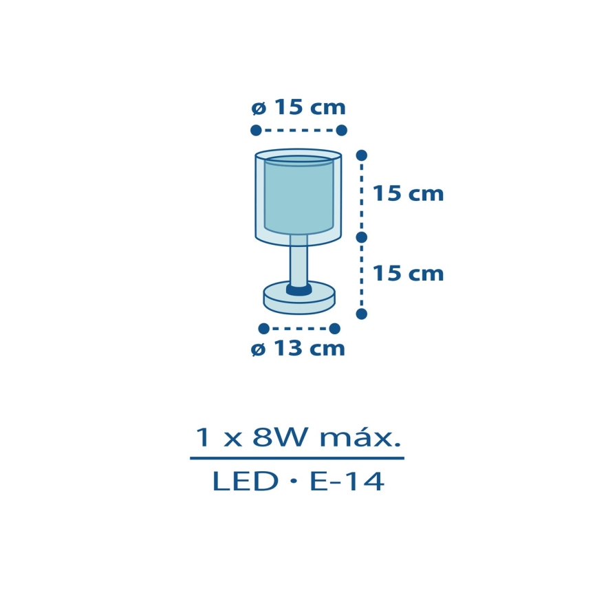 Dalber 60611N - LED børnelampe POLICE 1xG4/4W/230V flerfarvet