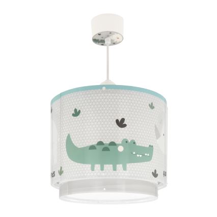 Dalber 60622 - Pendel til børn RHICO AND CROCO 1xE27/15W/230V